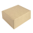 Коробка подарочная Big BOX, размер: 24 x 21 x 11 см  картон МГК бур., самосборная, коричневый