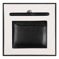 Набор подарочный Solution Superior Duo (кошелек с картхолдером, Чёрный