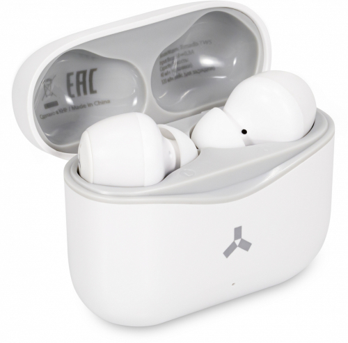 Беспроводные наушники ACCESSTYLE TORNADO ANC TWS, белый, белый