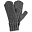 Варежки Nordkyn, серый меланж (эбонит)