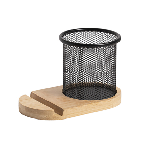 Подставка под телефон SATELLIT, бежевый, черный