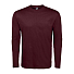 Футболка мужская с длинным рукавом MONARCH 150, бордовый