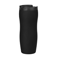Термокружка с двойной стенкой Softoccino, Черный Термокружка с двойной стенкой Softoccino, Черный