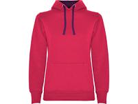 Толстовка с капюшоном Urban женская, фуксия/фиолетовый