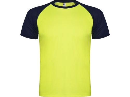 Спортивная футболка Indianapolis мужская, неоновый желтый/нэйви