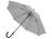 Зонт-трость Bergen, полуавтомат, серый
