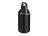 Матовая спортивная бутылка Hip S с карабином и объемом 400 мл, черный