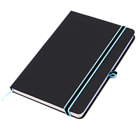 Ежедневник A5 недатированный Sir Lewis в твёрдом переплёте, Голубой