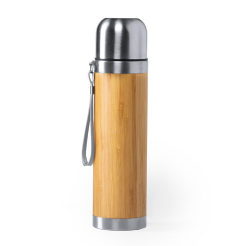 Вакуумный стальной термос TIAKY, 420 мл, бежевый