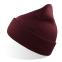 Шапка вязаная  двойная Wind-S, бордовый