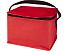 Spectrum нетканая сумка-холодильник, 4 л, на 6 банок, из переработанных материалов, красный