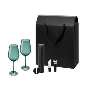 Подарочный набор Capri Sacramento (2 бокала + набор для вина)