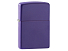 Зажигалка ZIPPO Classic с покрытием Purple Matte, латунь/сталь, фиолетовая, матовая, 38x13x57 мм