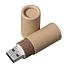 USB flash-карта TUBE (8Гб), натуральная, 6,0х1,7х1,7 см, картон, натуральный