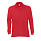 Рубашка поло STAR 170  с длинным рукавом, красный