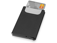 Держатель для карт Verlass c RFID-защитой, черный Держатель для карт Verlass c RFID-защитой, черный