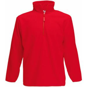 Толстовка мужская ZIP NECK MICRO 250, ярко-красный