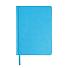 Ежедневник недатированный Bliss,  формат А5, в линейку, голубой