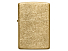 Зажигалка ZIPPO Classic с покрытием Tumbled Brass, латунь/сталь, золотистая, матовая, 38x13x57 мм
