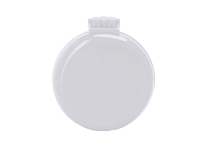 Складная щетка BLUNT с круглым карманным зеркальцем, белый