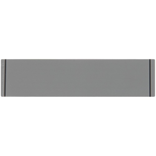 Лейбл из ПВХ Dzeta, S, серый