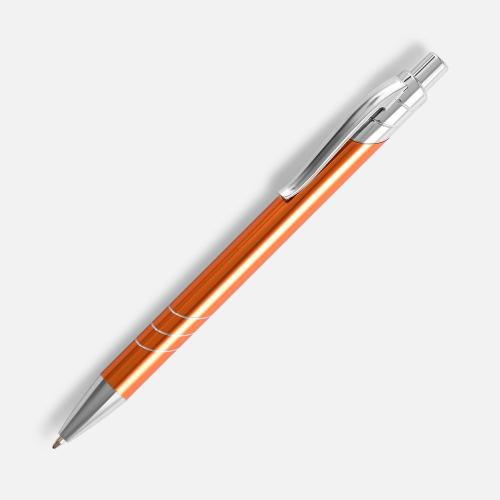 Ручка шариковая Undertone Metallic, оранжевая