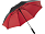 Зонт-трость 1159 Double face полуавтомат, черный/красный