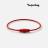 Тросик-кольцо Ring для обвеса, L=15см (красный)