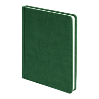 Ежедневник недатированный Bliss,  формат А5, в линейку, темно-зелёный