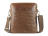 Сумка через плечо Mano Don Luca, натуральная кожа в коньячном цвете, 23 х 26,5 х 4,5 см
