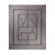 Плед VINGA Monogram из переработанного полиэстера GRS, 170x130 см