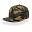 Бейсболка SNAP BACK, 6 клиньев, пластиковая застежка, зеленый камуфляж