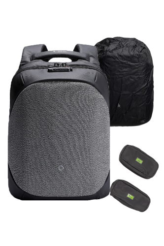 Рюкзак ClickPack Pro 46х34х16 см, комбинированный черный/серый