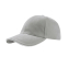 Бейсболка LIBERTY SANDWICH, 6 клиньев, сэндвич, металлическая застежка, светло-серый, белый