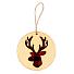 Украшение новогоднее RED DEER, бежевый