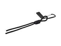 Брелок-веревочка на карабине, черный Брелок-веревочка на карабине, черный