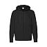 Толстовка без начеса LIGHTWEIGHT HOODED SWEAT JACKET 240, черный