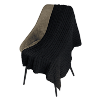 Плед Fado вязаный, темно-синий (без подарочной коробки)