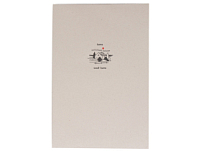 Блокнот А5 Adiantum из переработанного тростника, 80 листов, гибкая обложка, натуральный (тампопечать)