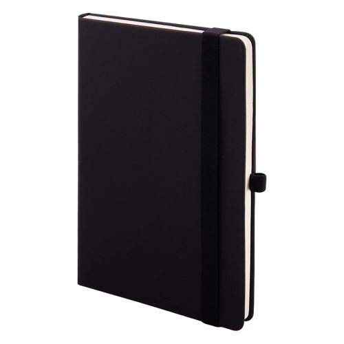 Бизнес-блокнот А5 FLIPPY, формат А5, в линейку, черный