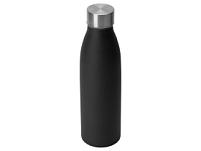 Бутылка для воды из нержавеющей стали «Rely», 650 мл, цвет: черный
