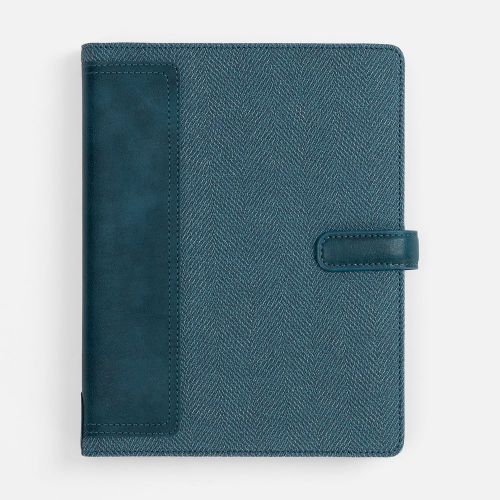 Ежедневник-органайзер Twill, недатированный, синий
