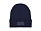 Вязаная шапка BULNES из двухслойного акрила, темно-синий