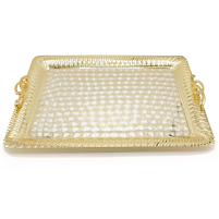 Поднос с ручками VIOLINO в подарочной упаковке , Серебро Поднос с ручками VIOLINO в подарочной упаковке , Серебро