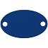 Шильдик металлический Alfa Oval, синий