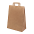 Пакет бумажный QUADRATA XL, крафт, плотность 80 г/м2, 43 x 32 x 17 cм, коричневый