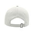 Бейсболка с NFC-меткой в козырьке GREEN CAP 265 из органического хлопка , белый