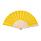 Веер деревянный, желтый