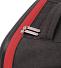 Чемодан складной Rollink Earth 55x40x20 см, 2 колеса, черный/красный