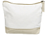 Косметичка хлопковая Cotton, белый/бежевый